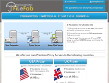 Tablet Screenshot of filefab.com